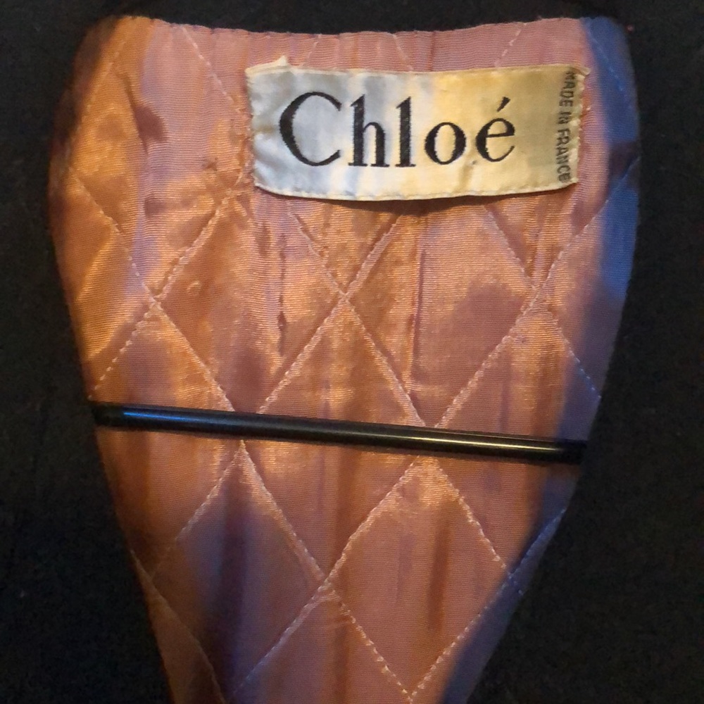 Chloe womens wool coat size M - Picture 4 of 16